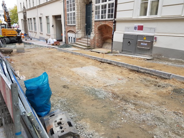 Baustelle in der Mengstraße